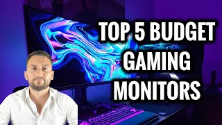 TOP 5 Best Budget Gaming Monitors in 2024 [upl. by Owades671]