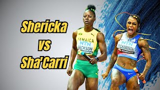 BATTLE of the ANCHORS  USA vs Jamaica in Womens 4x100 Finals l Highlights [upl. by Ashling]