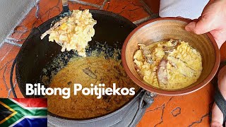 How To Make Biltong Poitjiekos  Easy Biltong Poitjiekos by Xman amp Co [upl. by Roman]