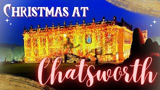 CHATSWORTH at CHRISTMAS 2023  Christmas Market Light Trail amp Palace of Advent [upl. by Idnahc]