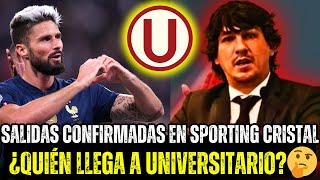 🔥 ¡REVELACIONES IMPERDIBLES SALIDAS CONFIRMADAS EN SPORTING CRISTAL ¿QUIÉN LLEGA A UNIVERSITARIO [upl. by Allenrad]