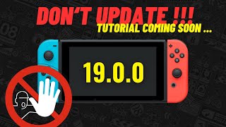 Nintendo Switch 1900 Update is out Do not update for now  Nintendo Switch Jailbreak [upl. by Helm182]