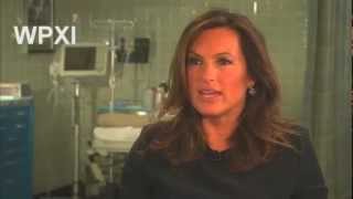 WPXI  Exclusive interview with Mariska Hargitay on Law amp Order SVU set [upl. by Cand]