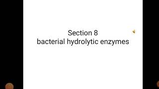 Bacterial hydrolytic enzymesamylasecaseinaseureasegelatinase [upl. by Ihel87]