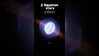 collision of 2 neutron stars 👺☄️😱 space universe stars [upl. by Annehcu]