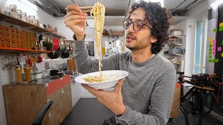 Did I Just Make Cacio E Pepe Better  Italians dont watch [upl. by Novihc]