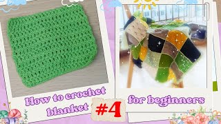 How To Crochet Blanket For Beginners  Part 4 4 CrochetBlanket CrochetTutorial [upl. by Smoot24]