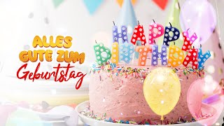 Alles Gute zum Geburtstag │ Happy Birthday in German [upl. by Mehalek996]