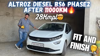 TATA Altroz Diesel BS6 Phase2 ki poori कहानी owner ki जुबानी ft Zaildarabeer1857 after 11000KMs🔥 [upl. by Danas973]