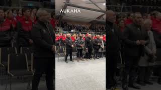 Incredible scenes as thousands sing Nei Rā Te Kaupapa in unison at Te Huinga Whetū [upl. by Carmelita]