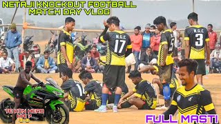 REMIX JAMSHEDPUR NETAJI KNOCKOUT FOOTBALL MATCH DAY VLOG  BIKE ME KON HERO HAI 😂sadhumarndi [upl. by Rola]