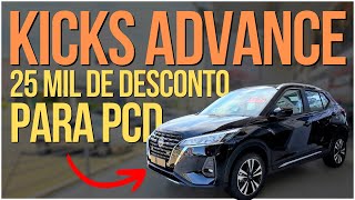 NISSAN KICKS ADVANCE CVT COM DESCONTO SURPREENDENTE POR R 106221 – SUV COMPLETO PARA PCD [upl. by Bronnie5]