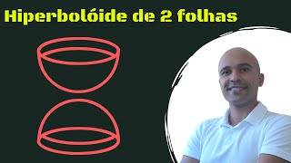 Hiperbolóide de 2 folhas  Superfícies quádricas  Aula 05 [upl. by Imhsar239]