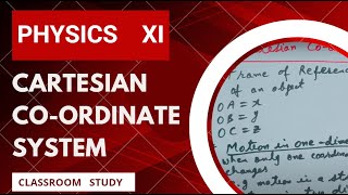 CARTESIAN COORDINATE SYSTEM  CLASS XI  KINEMATICS  NJPhysics [upl. by Culosio]