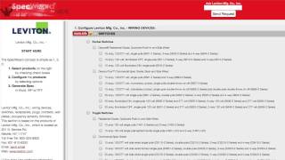 Wiring Devices SpecWizard from Leviton Mfg [upl. by Fairman]