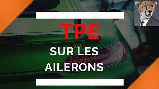 TPE sur les ailerons  Experience en soufflerie [upl. by Atinod74]