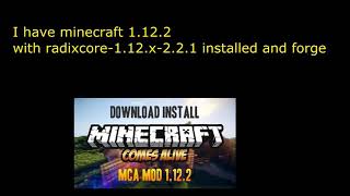 Minecraft Comes Alive Does Not Work [upl. by Isabelle]