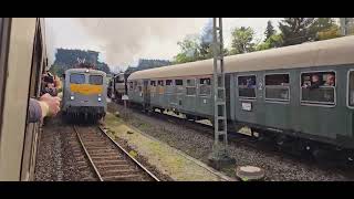 Sonderfahrt mit 50 2988 und 52 7596 in Rottweil [upl. by Emalia]