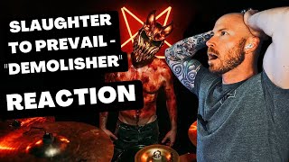 Drummer Reacts To  SLAUGHTER TO PREVAIL  DEMOLISHER FIRST TIME HEARING Reaction [upl. by Itnaihc]