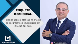 Falando sobre procedimento para análise de documentos de habilitação nas licitações [upl. by Ratna]