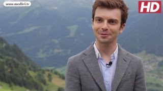 David Kadouch  Verbier Festival 2013  Interview [upl. by Akinhoj]