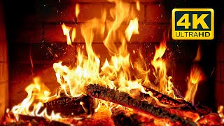 🔥 Cozy Fireplace 4K 12 HOURS Fireplace with Crackling Fire Sounds Fireplace video for TV 4K [upl. by Forland]