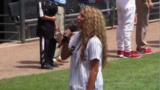 Haley Reinhart crosses quotSing National Anthem for the White Soxquot off her bucket list [upl. by Akcirderf]