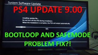 PS4 900 UPDATE  How to SAFELY INSTALL PS4 900 UPDATE  PS4 Bootloop ERROR FIX [upl. by Nosral]