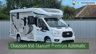 Chausson 650 Titanium Premium Used Motorhome [upl. by Basham]