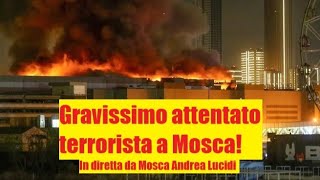 Gravissimo attentato terroristico a Mosca [upl. by Ennaillij]