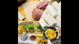 Chicken vegetable rolls  Spring Roll  How to make chicken spring roll  RAMADAN SPECIAL [upl. by Latrina]