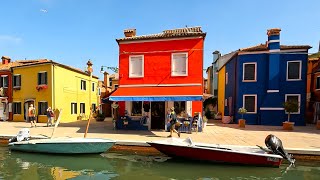 Burano and Murano Islands Italy Colorful Houses amp GlassMaking and [upl. by Orgalim]