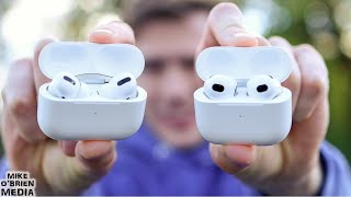 AirPods 3 vs AirPods PRO TESTED Mics Audio Features etc [upl. by Dietsche]