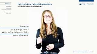 Studiendauer und Zeitbedarf im Fernstudium Psychologie  Wirtschaftspsychologie [upl. by Gunar645]