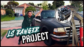 Building a LS Swapped Ford Ranger  The Start of my Ford Ranger Project [upl. by Levana]