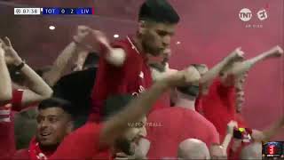 LATE GOAL of Divock Origi Liverpool v Tottenham at 87 ／ 201819 UCL final [upl. by Relyat]