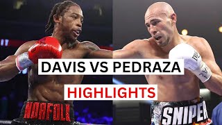 Keyshawn Davis vs Jose Pedraza Highlights amp Knockouts [upl. by Eerdna]