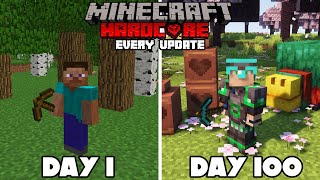 100 Days of Hardcore Minecraft But It Updates Every Five Days [upl. by Ataner]