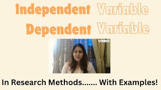 Independent and Dependent Variable Research Methods Psychologywith examplesFor IB AS A level 11 [upl. by Arahsat]