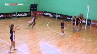 Netball Team Passing Drill Changing Speed and Direction [upl. by Misti589]