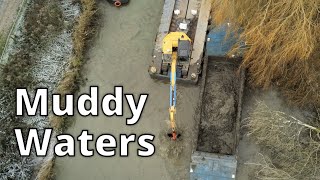 287 Removing 6000 tonnes of muck from a canal [upl. by Ynattirb]