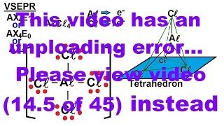 Chemistry  Molecular Structure 14 of 45 Basic Shapes  Predict the Shape of AlCl4 [upl. by Werdn440]
