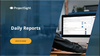 Trimble ProjectSight User Training Video Daily Reports [upl. by Arvad819]