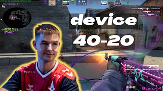 CSGO POV  Astralis device 40 Kills FACEIT Inferno POV  FACEIT Ranked  May 08 2023 [upl. by Anehsat]