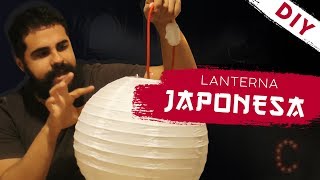 ILUMINAÇÃO BARATA PARA VÍDEO LANTERNA JAPONESA [upl. by Aihsenod]