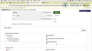 Tutorial Akses EBSCO Academic Search Complete Advanced Search Part 2 [upl. by Lenuahs133]