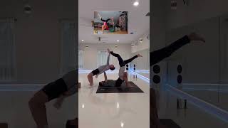 Three person yoga poses comedy yoga performance [upl. by Raoul892]