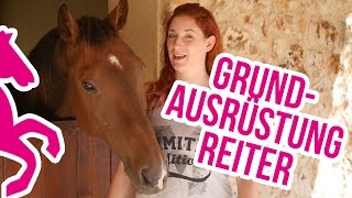 Reiten lernen Grundausrüstung für den Reiter  Anfänger Tipps [upl. by Namsu]