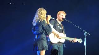 Ed Sheeran  Divide World Tour  Perfect feat Louane live  Stade De France 07072018 HQ [upl. by Logan599]