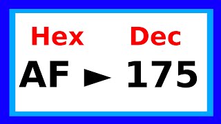 VBNET Hexadezimal in Dezimal umrechnen HowTo 048 [upl. by Halyhs]